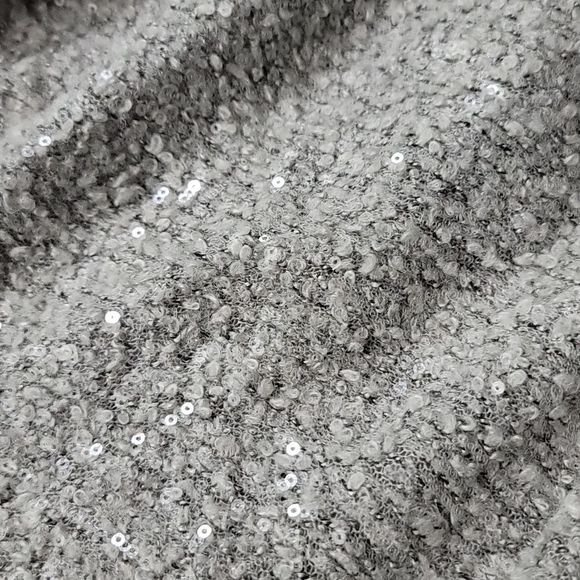 Alice & Olivia Silver Sequin skirt size 2 - Picture 5 of 6